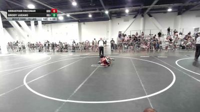 70 lbs Quarterfinal - Sebastian Escobar, Grindhouse WC vs Brody Luzano, Inland Elite WC