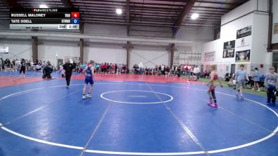 80 lbs Rr Rnd 2 - Russell Maloney, Triumph - MSB vs Tate ODell, CT Whale - MSB