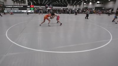 138 lbs Cons. Rd Of 32 - Conner Chancellor, Team Tulsa Wrestling Club vs Gabriel Oliveira, Built By Brunson Wrestling