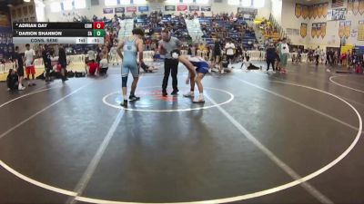 138 lbs Cons. Semi - Adrian Day, Cocoa Beach WC vs Darion Shannon, Somerset Academy