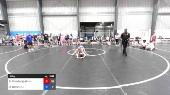 43 kg Rr Rnd 5 - Brielle Prendergast, MGW Vanquishers vs Haley Stenz, Michigan Rev Blue