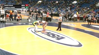 125 lbs Quarterfinal - Ariella Dobin, Northbrook (Glenbrook North) vs Yariah Shaw, Danville (H.S.)