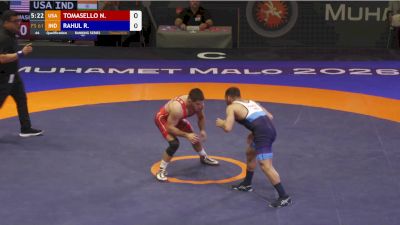 61 kg Qualification - Nathan Tomasello, USA vs Rahul Rahul, IND