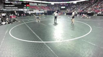 D3-138 lbs Champ. Round 1 - Sam Schmitt, Spring Valley/Elmwood vs Karrsen Bussan, Pardeeville