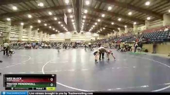 78 lbs Semis & Wb (16 Team) - Tristan Mendenhall, INWTC vs Wes Block, Team Montana