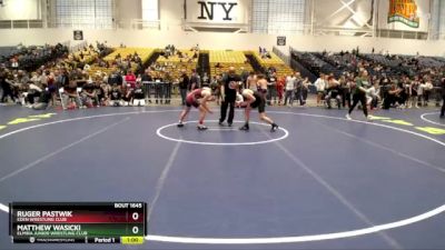 124 lbs Cons. Round 4 - Ruger Pastwik, Eden Wrestling Club vs Matthew Wasicki, Elmira Junior Wrestling Club