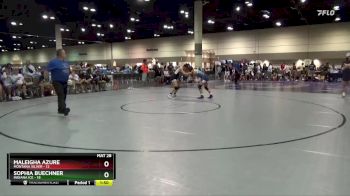 125 lbs Semis & 1st Wrestleback (8 Team) - Sophia Buechner, Indiana Ice vs Maleigha Azure, Montana Silver