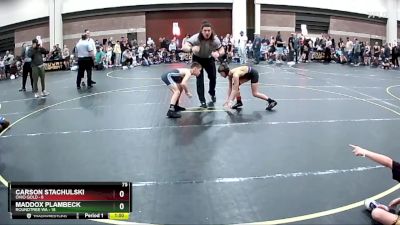 75 lbs Round 2 (6 Team) - Maddox Plambeck, Roundtree WA vs Carson Stachulski, Ohio Gold