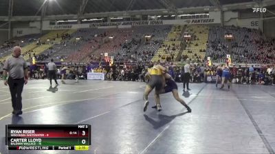 174 lbs Round 1 (16 Team) - Carter Lloyd, Baldwin Wallace vs Ryan Riser, Wisconsin-Whitewater