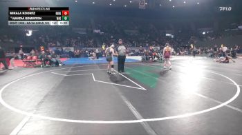 6A/5A Girls 120 Champ. Round 1 - Mikala Koontz, Redmond Girls vs Naudia Edmiston, West Albany Girls