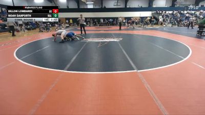 157 lbs Cons. Round 4 - Noah Danforth, Washington And Lee vs Dillon Lombardi, Ursinus