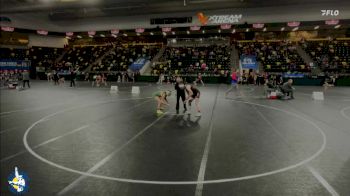 140 lbs Champ. Round 1 - Devin Seward, Basehor-Linwood HS vs Jorja Johnson, Waukon