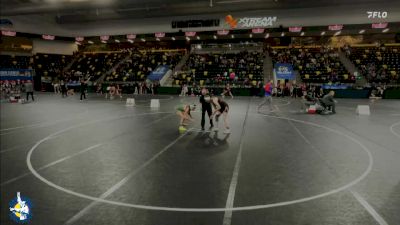 140 lbs Champ. Round 1 - Devin Seward, Basehor-Linwood HS vs Jorja Johnson, Waukon