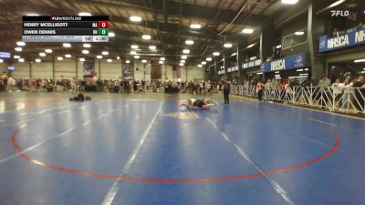 145 lbs Round Of 32 - Henry McElligott, MA vs Owen Dennis, OH