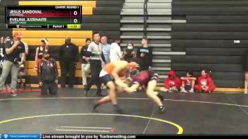 138 lbs Champ. Round 1 - Evelina Juzenaite, Desert Oasis vs Jesus Sandoval, Chaparral