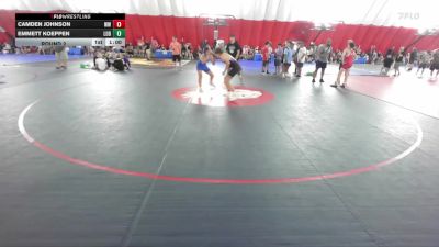 130-131 B Round 2 - Emmett Koeppen, Lodi vs Camden Johnson, Waukee Warriors