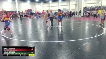 135 lbs Round 7 (8 Team) - Ailee Briggs, RPA/Head Hunters Wrestling Club vs Laila Cuevas, Nebraska Marvels