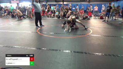 130 lbs Round Of 16 - Braydan Leffingwell, Elemonators vs Liam Jones, Mat Factory