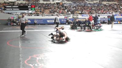 134-D1 Cons. Round 3 - Westin Tidwell, Higley High School vs Diesel Labady, Gila Ridge High School