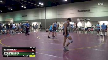 120 lbs Round 2 (6 Team) - Ryan Gallagher, Coastline Tidal Wave vs Nathan Moser, Miamisburg