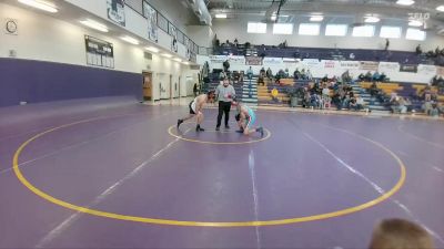 150 lbs Cons. Semi - Michael Bernal, Worland vs Joey Wallowingbull, Wyoming Indian