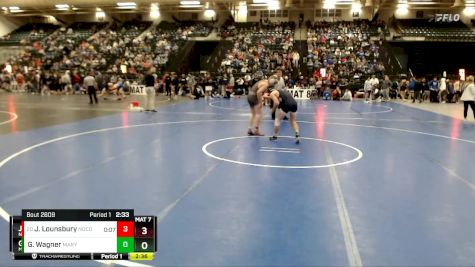 157 lbs Cons. Round 3 - Jack Lounsbury, Northwest College vs Gabriel Wagner, Mary