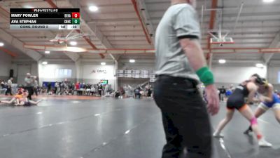 130 lbs Cons. Round 2 - Mary Fowler, Delaware Hayes vs Ava Stephan, Clermont Northeastern High School