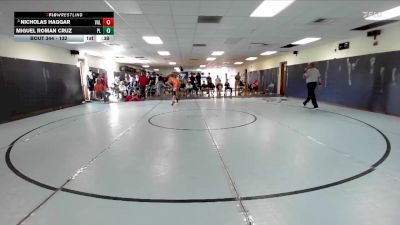 132 lbs Cons. Round 2 - Nicholas Haggar, Valhalla vs Miguel Roman Cruz, Point Loma