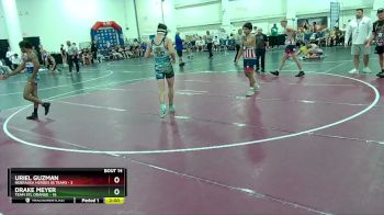 132 lbs Quarters & Wb (16 Team) - Uriel Guzman, Nebraska Heroes (B Team) vs Drake Meyer, Team STL Orange