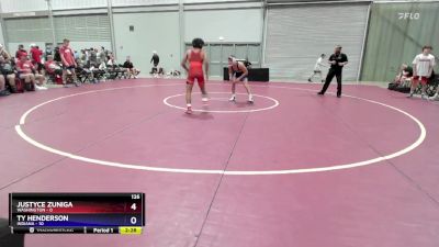 126 lbs Placement Matches (16 Team) - Justyce Zuniga, Washington vs Ty Henderson, Indiana