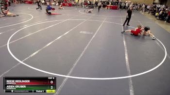 132 lbs Champ. Round 1 - Aiden Gruber, Minnesota vs Reese Redlinger, Minnesota