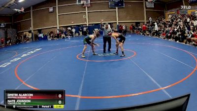 141 lbs Champ. Round 2 - Dmitri Alarcon, Western Wyoming vs Nate Johnson, Torotech WC