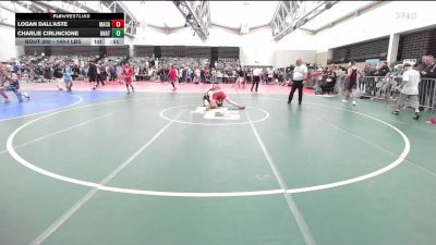 140-I lbs Consi Of 32 #2 - Logan Dall'Aste, MacArthur vs Charlie Cirlincione, Unattached