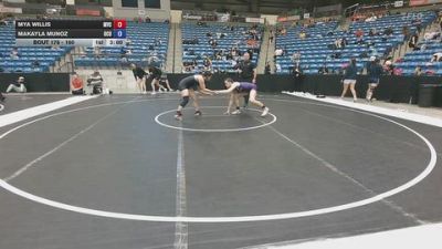 160 lbs Quarterfinal - Mya Willis, Missouri Valley College vs Makayla Munoz, Oklahoma City University