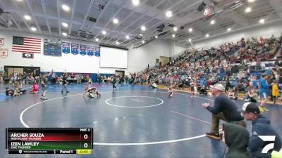 53 lbs Cons. Round 3 - Izen Lawley, CWC Thunder vs Archer Souza, High Plains Thunder