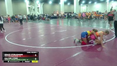 125 lbs Semis & Wb (16 Team) - Grace Storjohann, Team Iowa Beach Bums vs Kalynn Lyons, Nebraska Wonder Women (A Team)