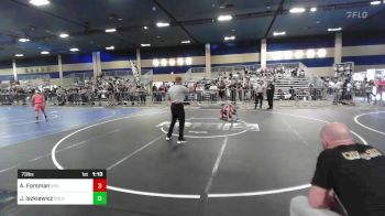 73 lbs Quarterfinal - Jace Iszkiewicz, Gold Rush Wr Ac vs Axel Forsman, Vici WC