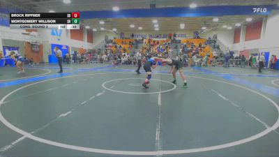 150 lbs Cons. Round 2 - Montgomery Willison, South Hills vs Brock Riffner, San Dimas