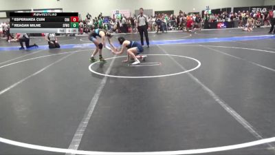 105 lbs Champ. Round 1 - Esperanza Cuin, Chanute vs Reagan Milne, St. Francis Wrestling Club