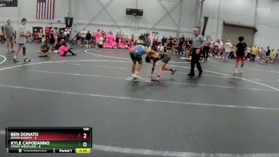 106 lbs Round 5 (8 Team) - Kyle Capodanno, Strive Wrestling vs Ben Donato, Dover Bandits