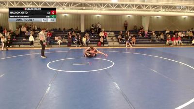 108-117 lbs Cons. Round 1 - Maddox Otto, Kearney Matcats vs Walker Hobbs, Hays Wrestling Club
