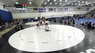 144 lbs Cons. Round 2 - Joshua Velasco, North Torrance vs Josue Citalan, Paramount