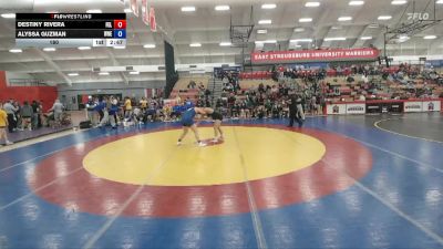 180 lbs Round 5 (12 Team) - Destiny Rivera, Felician vs Alyssa Guzman, Western New England
