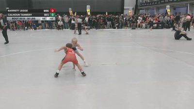 80 lbs Champ. Rd Of 64 - Calhoun Tannery, Roundtree Wrestling Training Center vs Barrett Legge, Mile High Wrestling Club