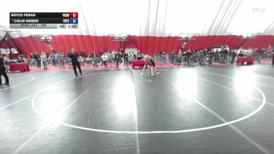 106 lbs Quarterfinal - Bryce Feran, Victory School Of Wrestling vs Colin Weber, Team Nazar Training Center