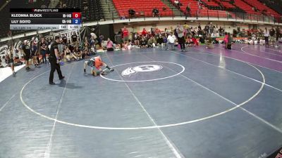 65 lbs Kleonna Block, Hawaii 14U Girls vs Lily Soito, California 14U Girls