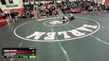 132 lbs Champ. Round 1 - Gavin Nischke, HUNTLEY vs Ethan Sonne, Chicago (MARIST)