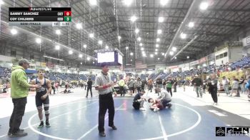 126 lbs Semifinal - Sammy Sanchez, Cheyenne East vs Coy Childers, Nebraska Elite
