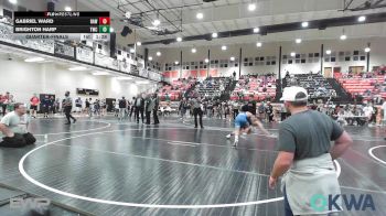119 lbs Quarterfinal - Gabriel Ward, Raw Wrestling Club vs Brighton Harp, Tahlequah Wrestling Club