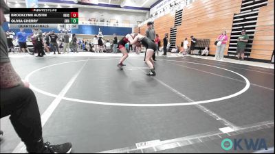 138 lbs Quarterfinal - Brooklynn AUSTIN, Redskins Wrestling Club vs Olivia Cherry, Shelton Wrestling Academy